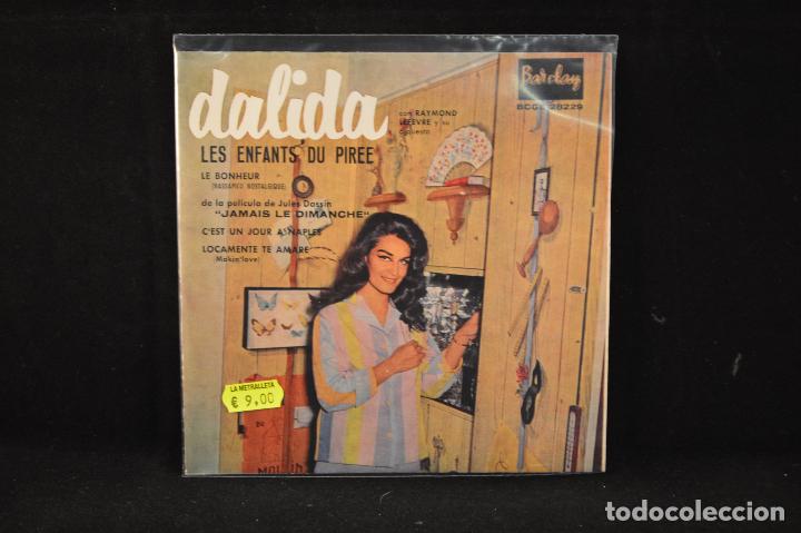 Discos de vinilo: DALIDA  - LES ENFANTS DU PIREE +3 - EP - Foto 1