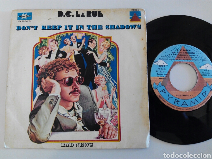 Discos de vinilo: D.C. LaRue, Dont keep it in the shadows 1977 - Foto 1