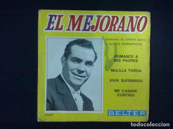 Discos de vinilo: EL MEJORANO ROMANCE A MIS PADRES + 3 - Foto 1