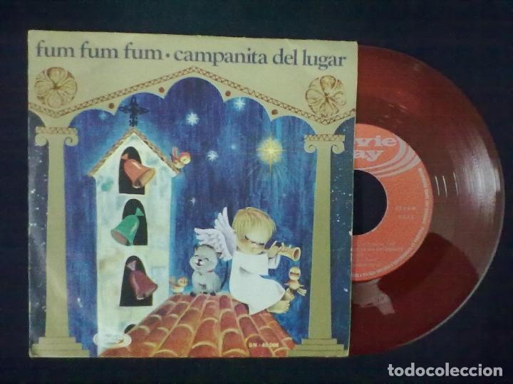 Discos de vinilo: ESCOLANIA DEL COLEGIO DE SAN ANTONIO DE MADRID FUM FUM FUM CAMPANITA DEL LUGAR.