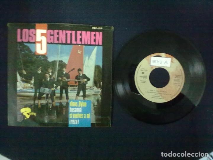 Discos de vinilo: LOS 5 GENTLEMEN DINOS DYLAN + 3 - Foto 1