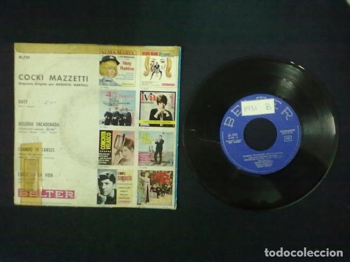 Discos de vinilo: COCKI MAZZETTI KATY + 3 - Foto 2