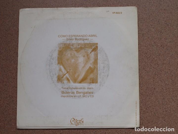 Discos de vinilo: BOLEROS BENGALIES - COMO ESPERANDO ABRIL (SILVIO RODRIGUEZ) - Foto 2