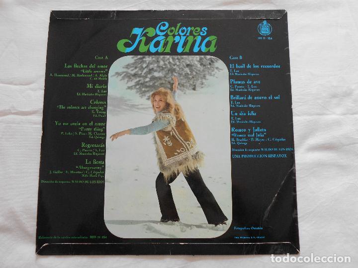 Discos de vinilo: LP KARINA // COLORES - Foto 2