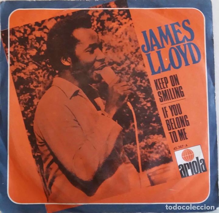 Discos de vinilo: JAMES LLOYD. KEEP ON SMILING. SINGLE ESPA&Ntilde;A - Foto 1