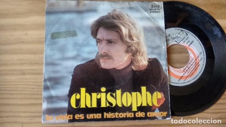 Discos de vinilo: SINGLE (VINILO) DE CHRISTOPHE A&Ntilde;OS 70 - Foto 1