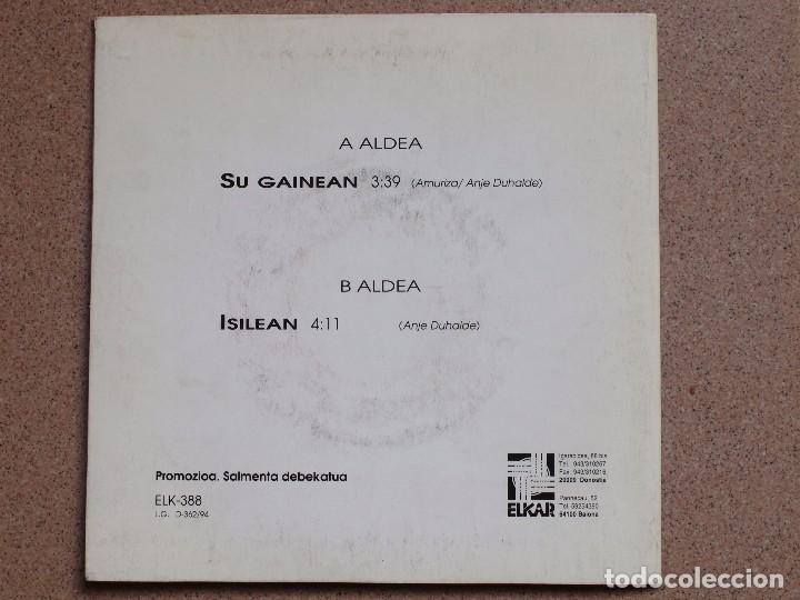 Discos de vinilo: ANJE DUHALDE - SU GAINEAN + ISILEAN - Foto 2