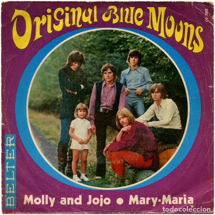 Dischi in vinile: Original Blue Moons &lrm;(The Blue Moons) &ndash; Molly And Jojo - Sg Spain 1970 - Belter 07.788