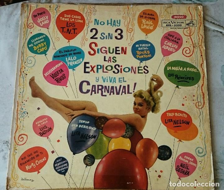 Vinyl records: No hay 2 sin 3. Siguen las explosiones y viva el Carnaval! (RCA VICTOR Argentina, 1960)