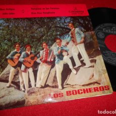 Discos de vinilo: LOS BOCHEROS BILBAO ANTIGUO/JOLIN-JOLAN/PAMPLONA EN SAN FERMINES/RIAU RIAU PAMPLONICA EP 1961 . Lote 77137197