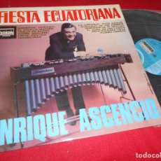 Discos de vinilo: ENRIQUE ASCENCIO FIESTA ECUATORIANA LP 1968 ORION EDICION ECUADOR LATIN. Lote 77175733