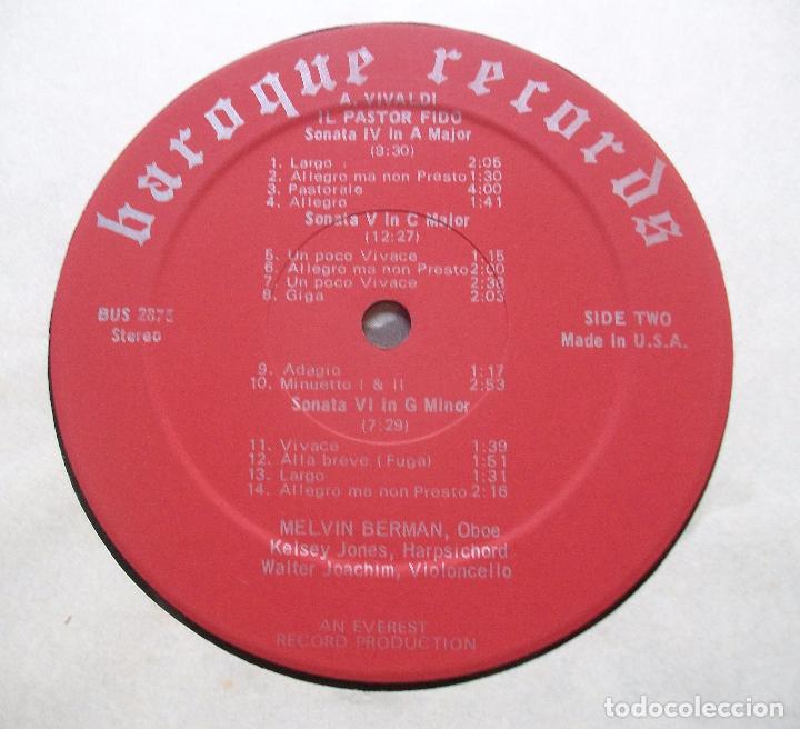 Discos de vinilo: Vivaldi - Il Pastor Fido - Raro LP - Foto 3