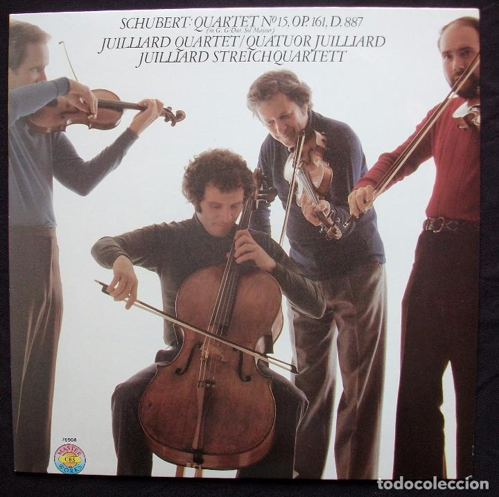 Discos de vinilo: CBS 76908 - Schubert - Juilliard String Quartet - NM - Foto 1