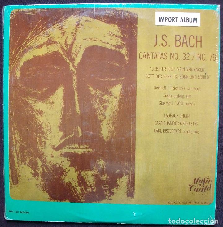 Discos de vinilo: Bach - Cantatas 32 / 79 - Ristenpart - raro LP - Impecable - Foto 1