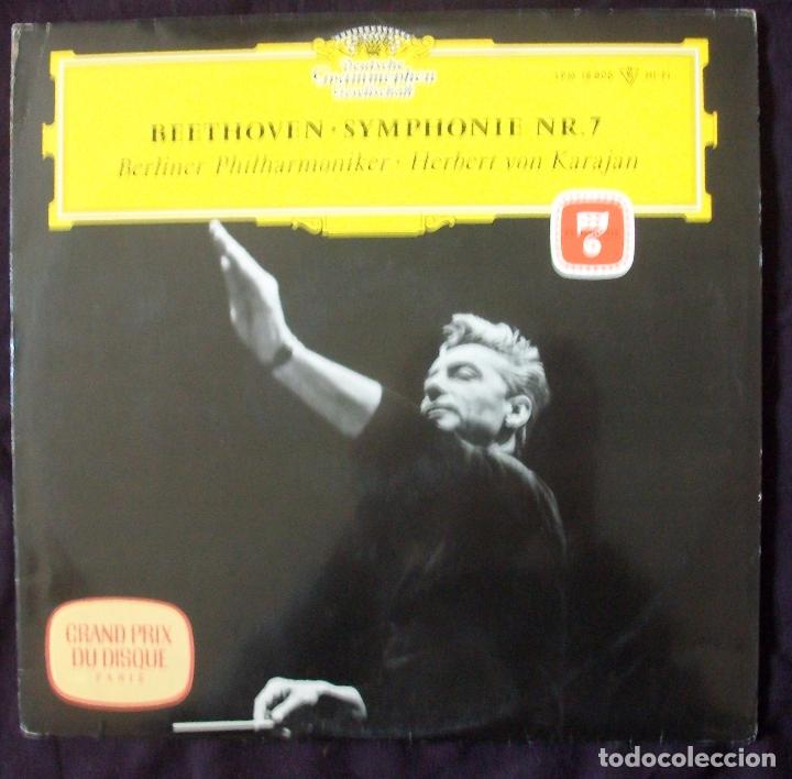 Discos de vinilo: Beethoven - Sinfon&iacute;a No.7 - Karajan - Foto 1