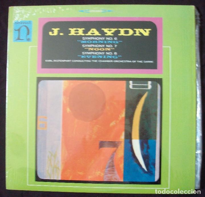 Discos de vinilo: Haydn - Sinfon&iacute;as No. 6, 7, 8 - Ristenpart - Foto 1