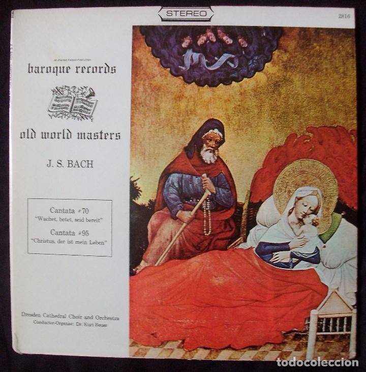 Discos de vinilo: Bach - Cantatas No. 70 & 95 - Foto 1