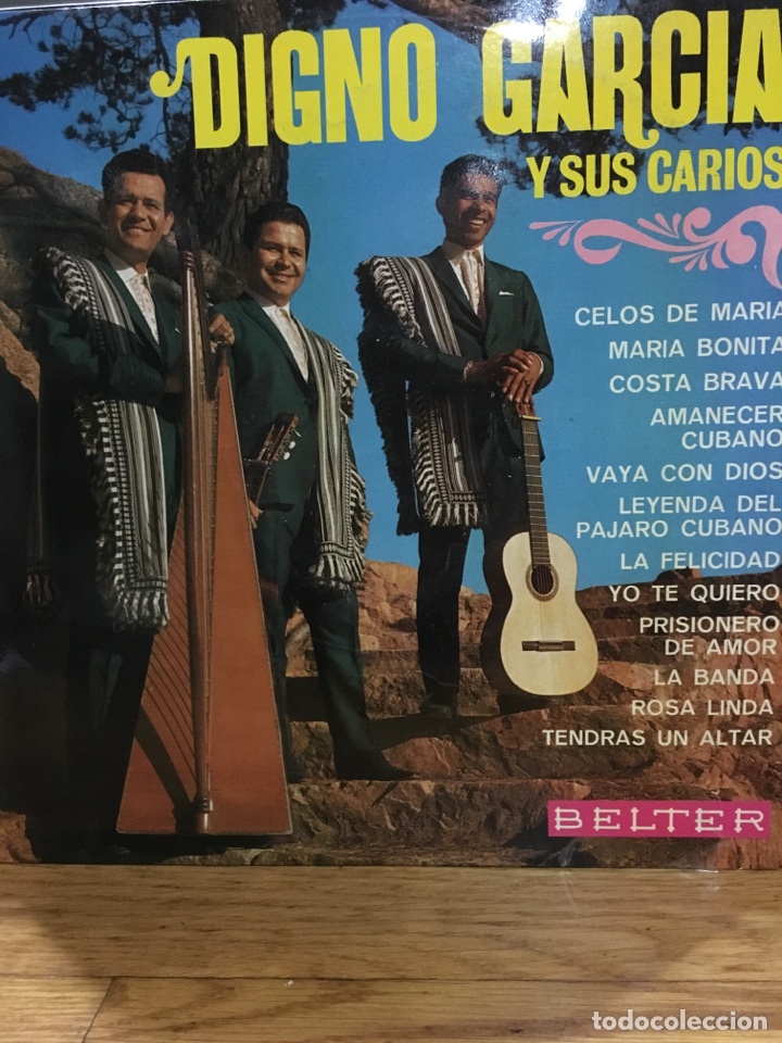 Vinyl records: DIGNO GARCIA Y SUS CARIOS-+ EXITOS-1968-RARO