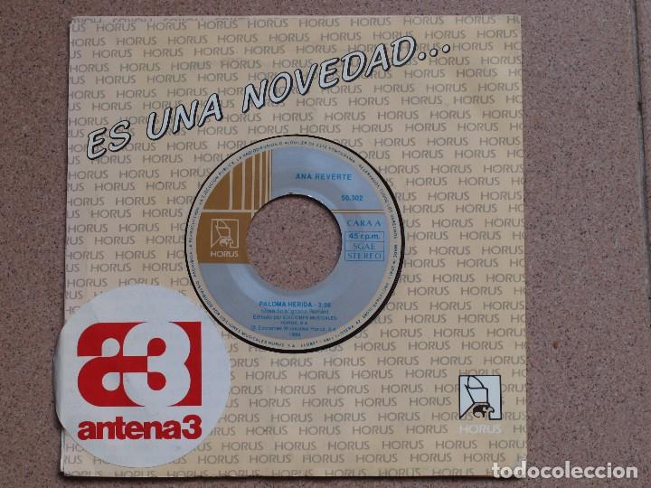 Discos de vinilo: ANA REVERTE - PALOMA HERIDA + AMORES - Foto 1