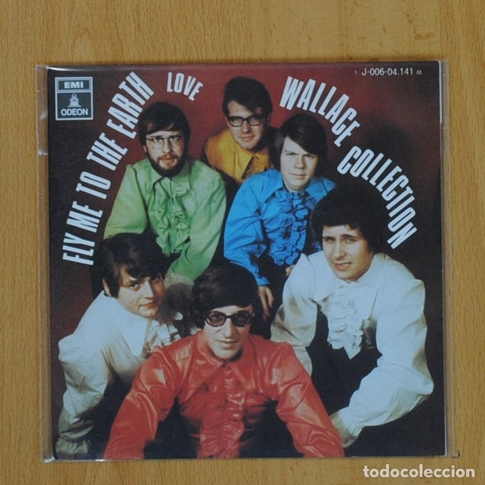 Discos de vinilo: WALLACE COLLECTION - FLY ME THE EARTH / LOVE - SINGLE - Foto 1