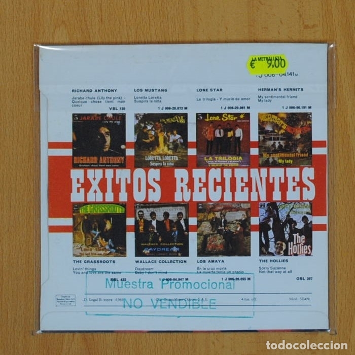 Discos de vinilo: WALLACE COLLECTION - FLY ME THE EARTH / LOVE - SINGLE - Foto 2