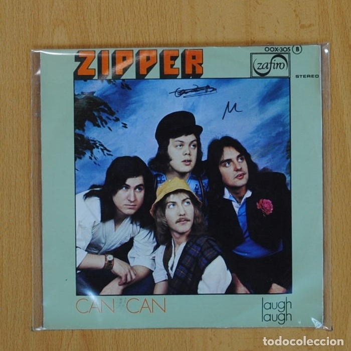 Discos de vinilo: ZIPPER - CAN CAN / LAUGH LAUGH - SINGLE - Foto 1