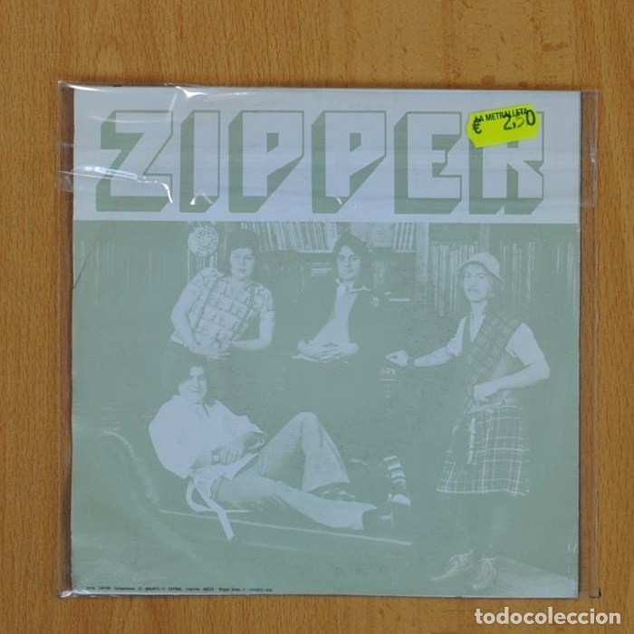 Discos de vinilo: ZIPPER - CAN CAN / LAUGH LAUGH - SINGLE - Foto 2