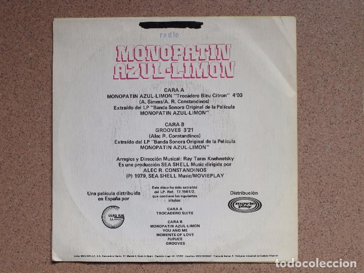 Discos de vinilo: ALEC R. CONSTANDINOS - MONOPATIN AZUL-LIMON (BSO) - Foto 2
