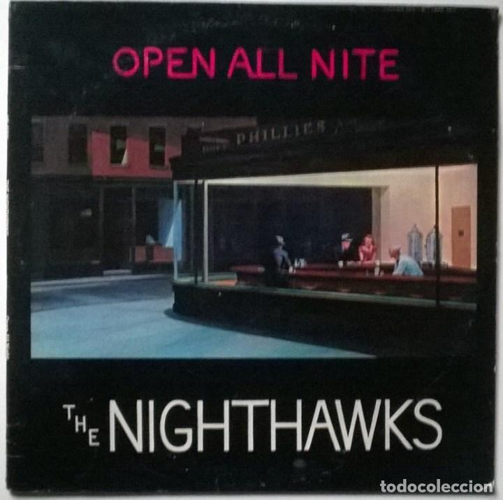 Discos de vinilo: The Nighthawks. Open all nite. Adelphi, USA 1976 LP original - Foto 1