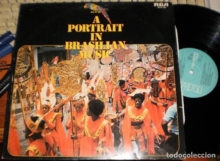 Vinyl records: A PORTRAIT IN BRASILIAN MUSIC LP HOLANDA 1977.VER CONTENIDO EN FOTO