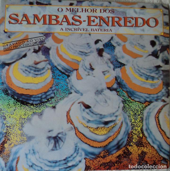 Vinyl records: O melhor dos sambas-enredo - A incr&iacute;vel bateria - Gravado ao vivo - Edici&oacute;n de 1988 de Brasil