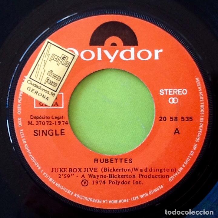 Discos de vinilo: RUBETTES : JUKEBOX FIVE / FOREVER [POLYDOR - ESP 1974] 7&rdquo; - Foto 3