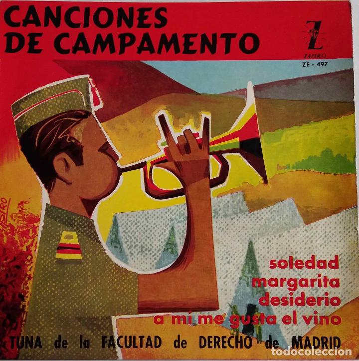Discos de vinilo: CANCIONES DE CAMPAMENTO, SOLEDAD. EP ESPA&Ntilde;A COMO NUEVO - Foto 1