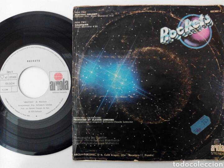 Discos de vinilo: Rockets 1979 Electric Delight - Foto 2