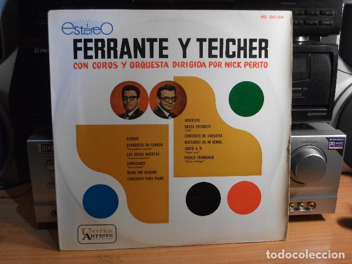 Discos de vinilo: FERRANTE & TEICHER   COROS Y ORQUES.NICK PERITO  LP 1961 SPAIN PDELUXE - Foto 1