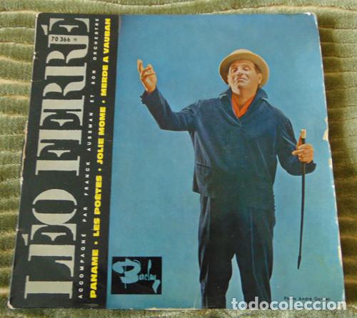 Discos de vinilo: LEO FERRE - PANAME + 3 - EP - Foto 1