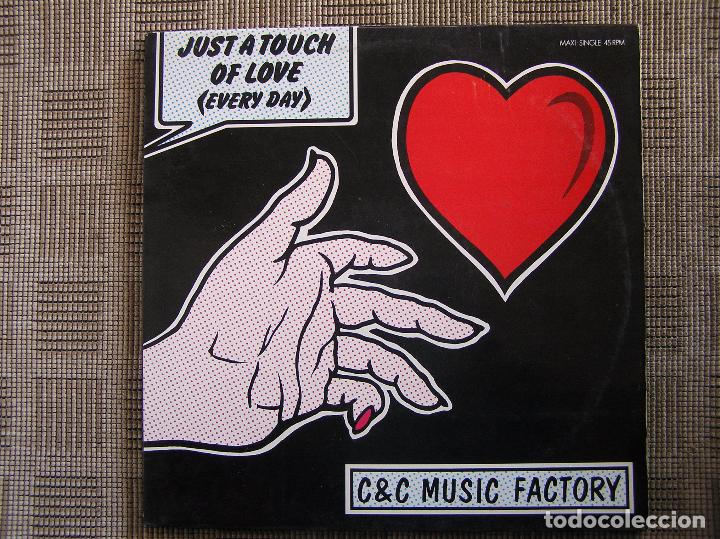 Discos de vinilo: JUST A TOUCH OF LOVE  -  CBS/SONY  -  MAXI  -  P - Foto 1