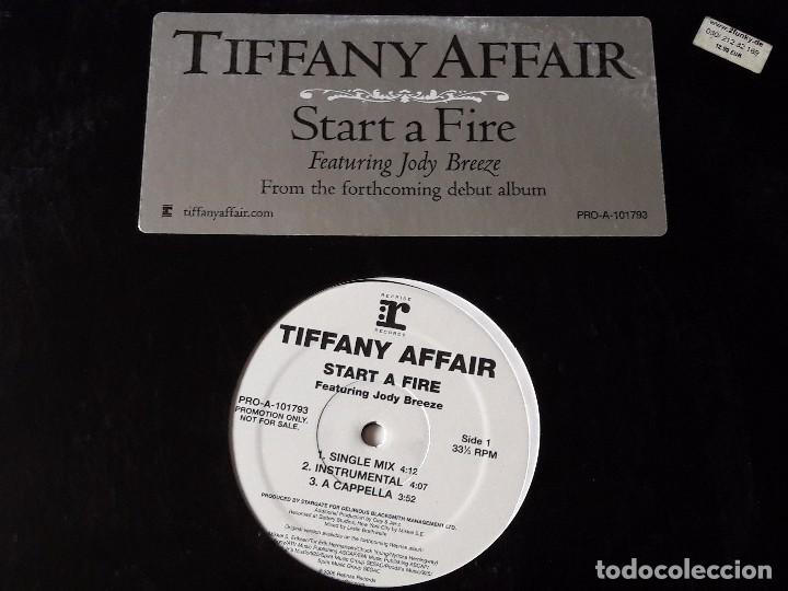 Discos de vinilo: Tiffany Affair Featuring Jody Breeze - Start A Fire - 2006 - Foto 1