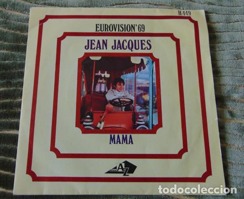 Discos de vinilo: JEAN-JACQUES - MAMA - SINGLE EUROVISION 1969 - Foto 1