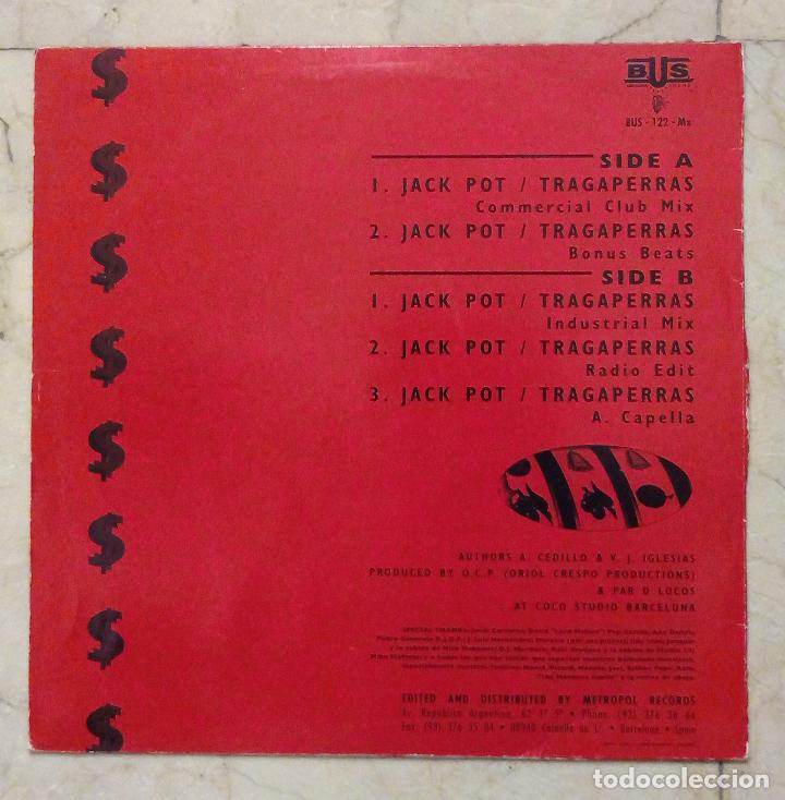 Discos de vinilo: MAXI SINGLE - INTERFACE - JACK POT TRAGAPERRAS - METROPOL RECORDS 1993. - Foto 2