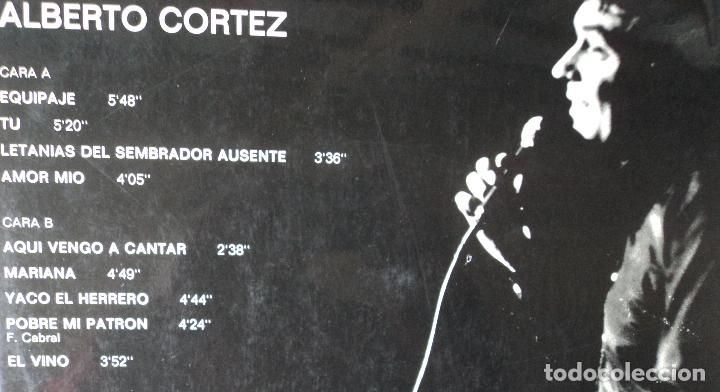 Discos de vinilo: Alberto Cortez - Equipaje - Edici&oacute;n de 1972 de Espa&ntilde;a - Foto 3