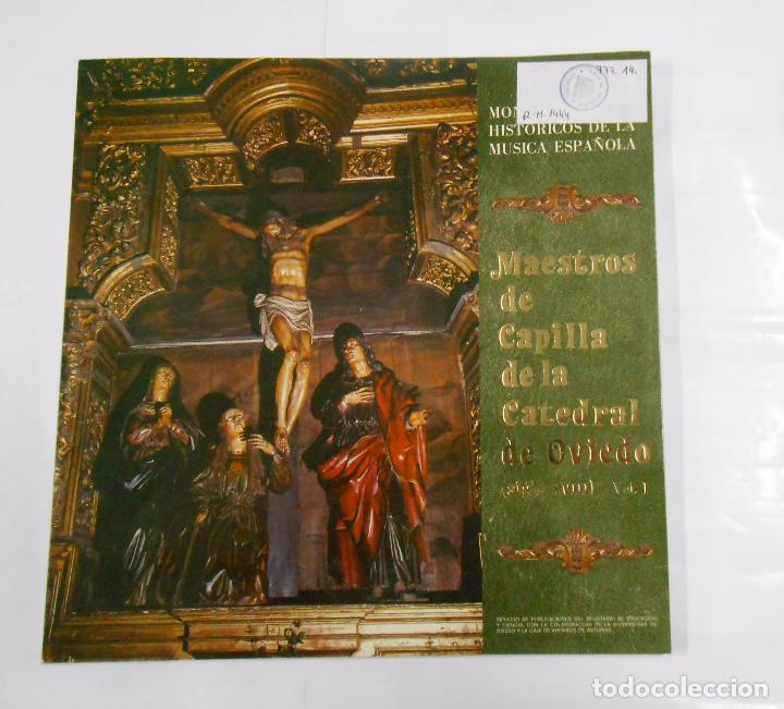 Discos de vinil: MAESTROS DE CAPILLA DE LA CATEDRAL DE OVIEDO. SIGLO XVIII. MONUMENTOS HISTORICOS... TDKDA16