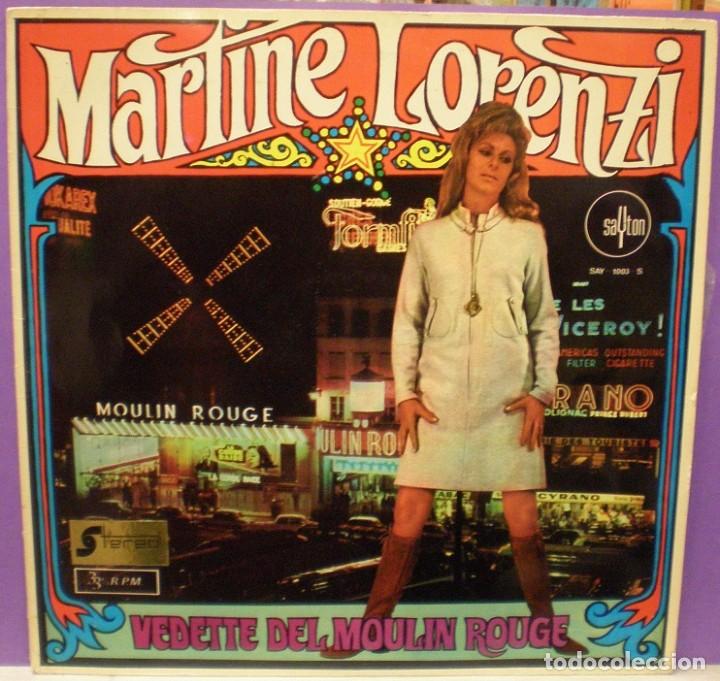 Disques de vinyle: Martine Lorenzi Canta En Directo En El Moulin Rouge - LP. Edici&oacute;n espa&ntilde;ola de 1967
