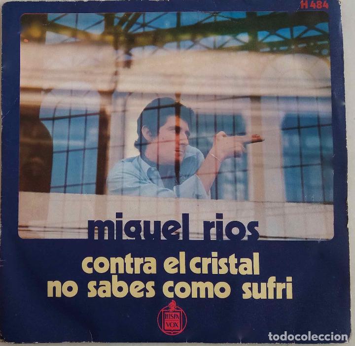 Discos de vinilo: MIGUEL R&Iacute;OS CONTRA EL CRISTAL, SINGLE - Foto 1