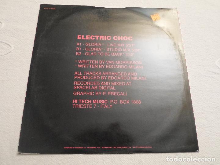 Discos de vinilo: ELECTRIC CHOC LIVE MIX GLORIA - Foto 3