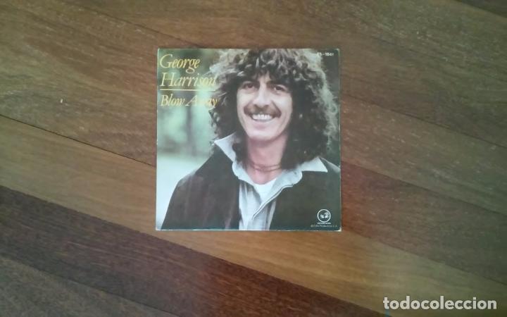 Discos de vinilo: George harrison-blow away.single espa&ntilde;a - Foto 1