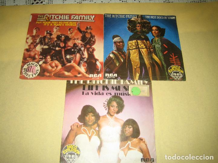 Discos de vinilo: RITCHIE FAMILY - LOTE DE 7 SINGLES - Foto 2