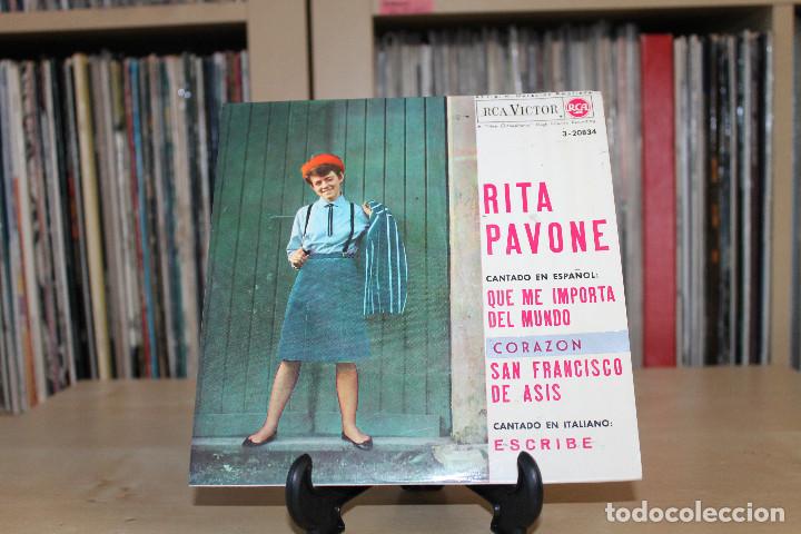 Discos de vinilo: RITA PAVONE -EP- QUE ME IMPORTA... + 3 SPAIN 60S - Foto 1