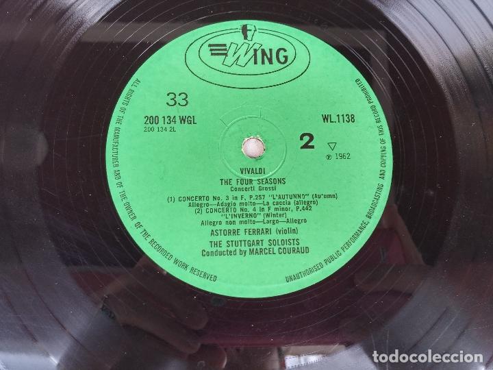 Discos de vinilo: Vivaldi - The four seasons - The Stuttgart Soloists conducted by Marcel Couraud - Foto 2