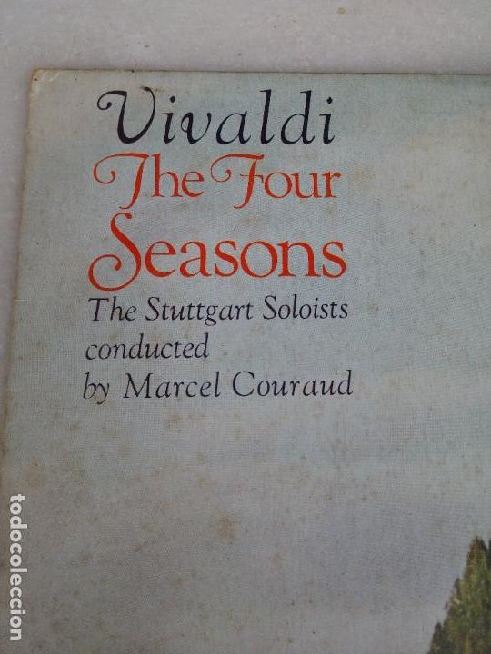 Discos de vinilo: Vivaldi - The four seasons - The Stuttgart Soloists conducted by Marcel Couraud - Foto 4